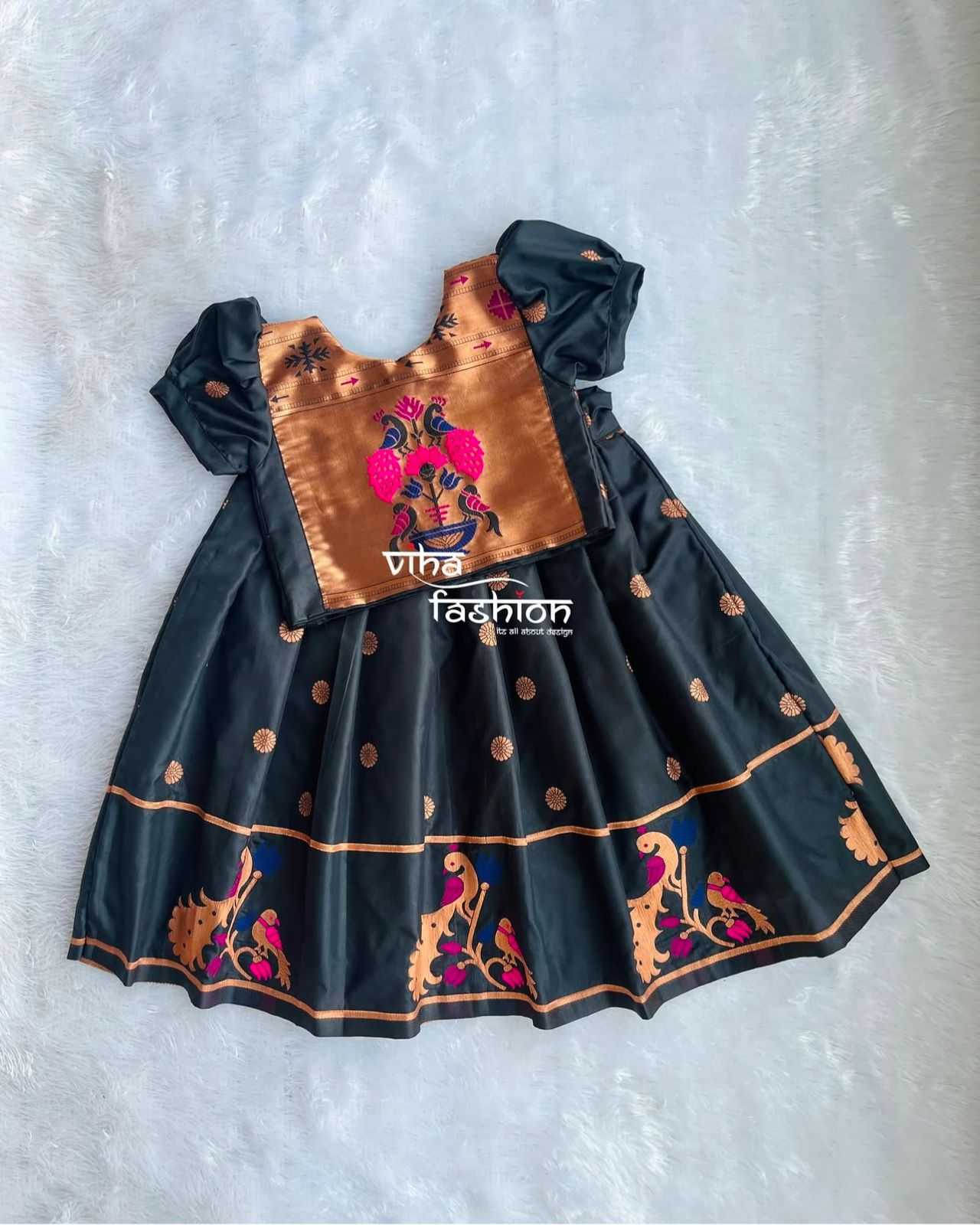 YNF PAITHANI RIN192 8066 KIDS WEAR WHOLESALE GIRL LEHENGA CHOLI WEAR  MANUFACTURE- Kids Exports