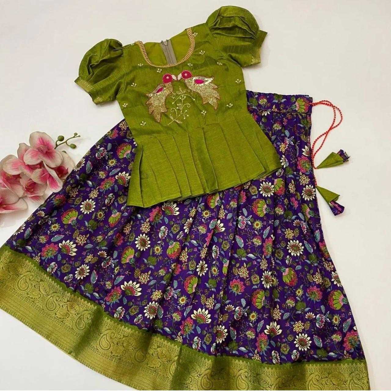 YNF SOFT DOLA RIN192 8048 KIDS WEAR WHOLESALE KIDS LEHENGA KIDS TRADITIONAL OUTFITS KIDS LEHENGA CHOLI KIDS FESTIVE WEAR KIDS WEDDING OUTFITS MANUFACTURER- Kids Exports