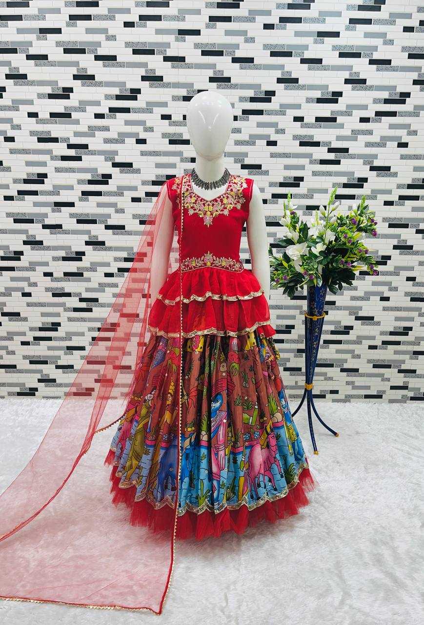 Ynf Faux Georgette KESH415 189 Kids Wear Wholesale Kids Lehenga Kids Lehenga Choli Baby Girl Lehenga Manufacturer- Kids Exports