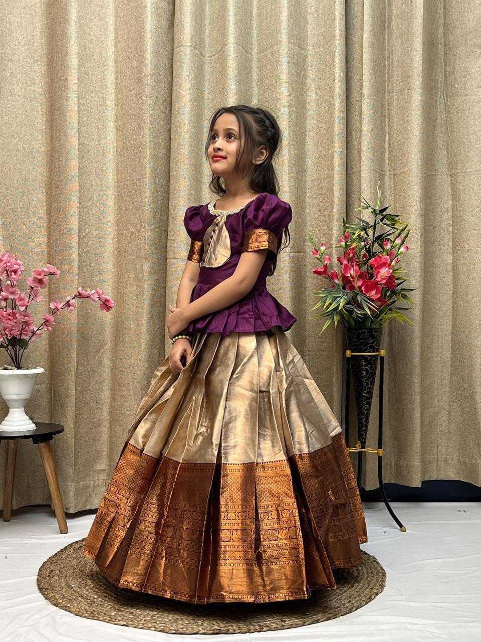 Ynf Silk KESH461 79 Kids Wear Wholesale Kids Lehenga Kids Lehenga Choli Baby Girl Lehenga Manufacturer- Kids Exports