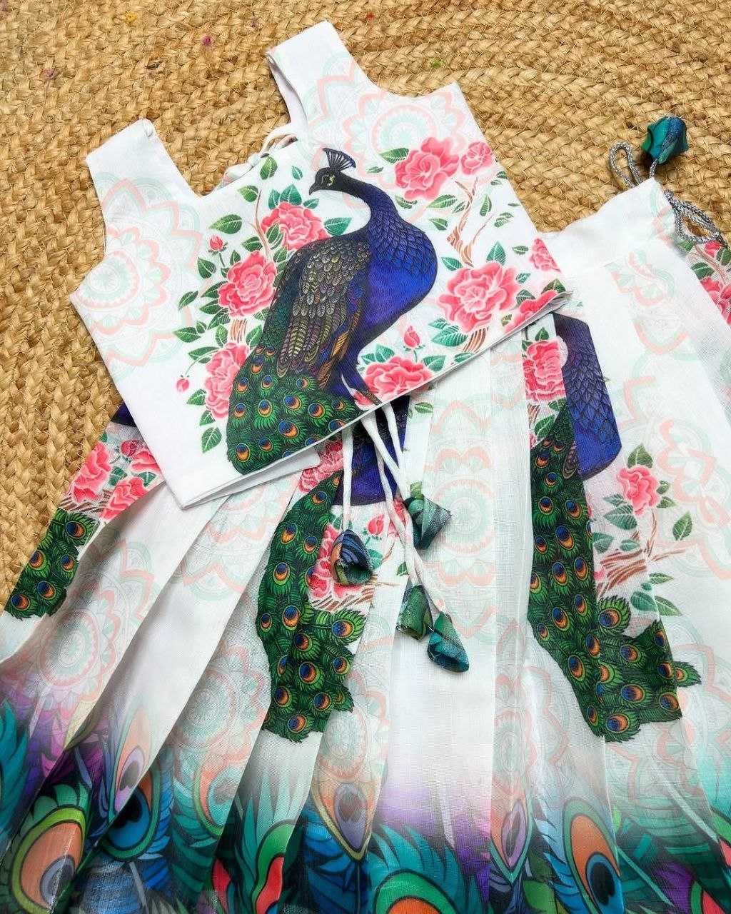 Ynf Banglori Silk KESH505 355 Kids Wear Wholesale Kids Lehenga Kids Ghagra Choli Manufacturer- Kids Exports