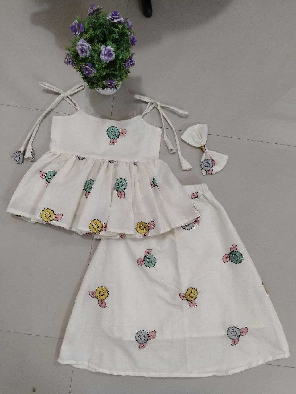 Ynf Soft Cotton RIN107 Kids Wear Wholesale Kids Frocks Girls Frock Kids Indo-Western Wear Manufacturer- Kids Exports