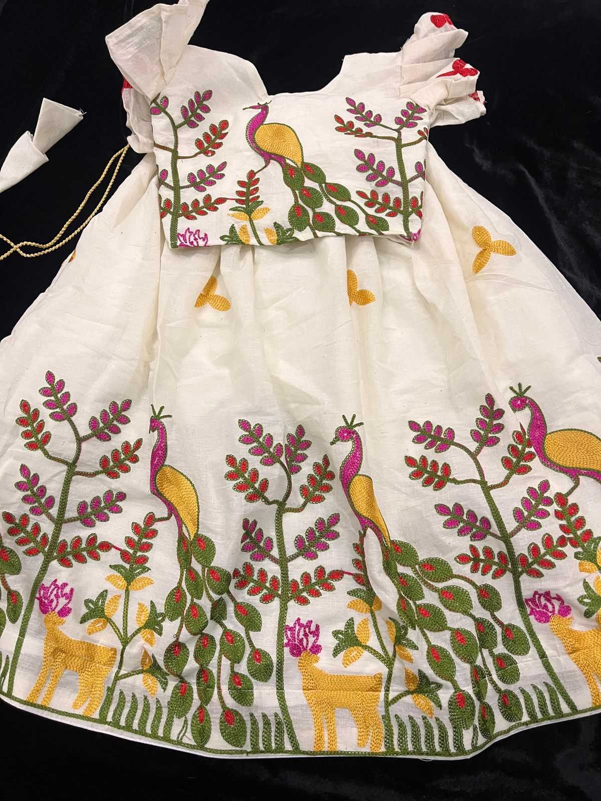 Ynf Cotton RIN235 Sumer EditionPure Kids Wear Festive Collections Wholesale Kids Lehenga Kids Lehenga Choli Onam Collections Manufacturer- Kids Exports