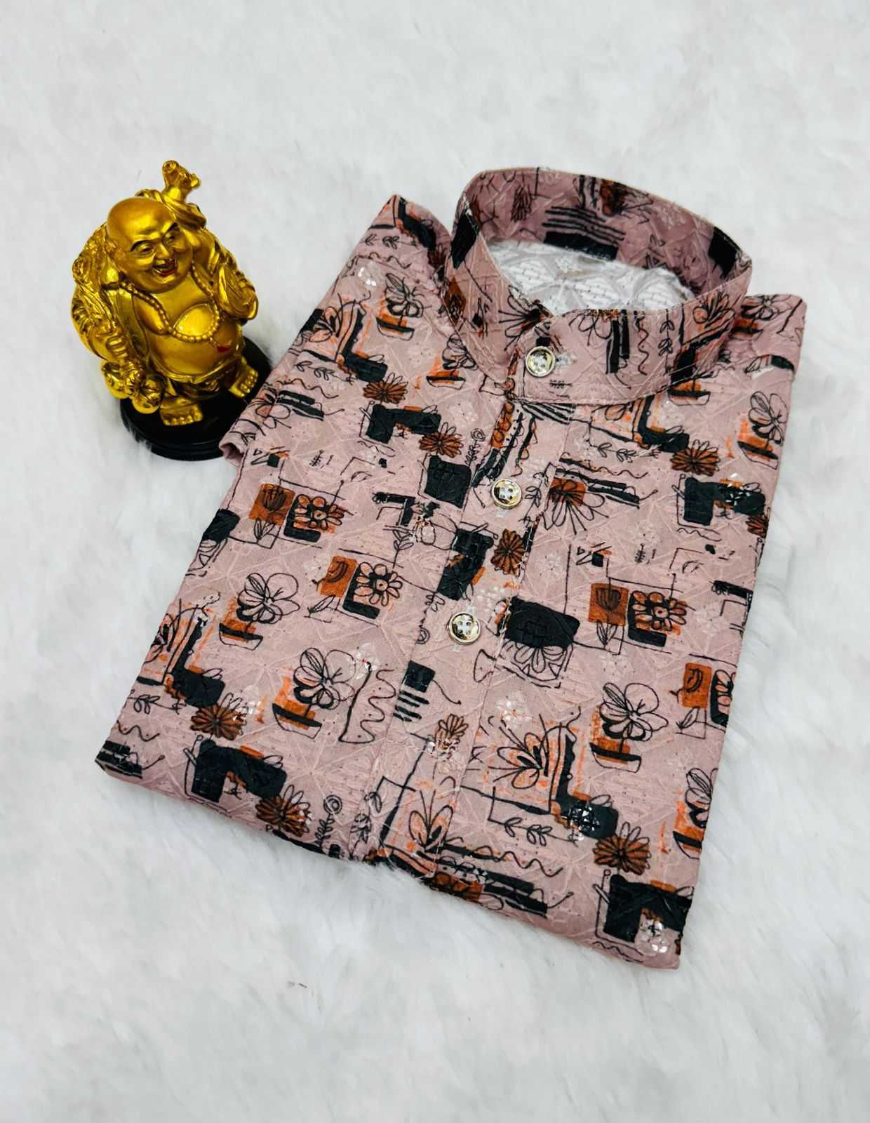 Ynf Pure Cotton RIN235 BOYS Kids Wear Wholesale Boys Kurta Pyjama Kids Kurta Pajama Baby Boy Kurta Set Manufacturer- Kids Exports