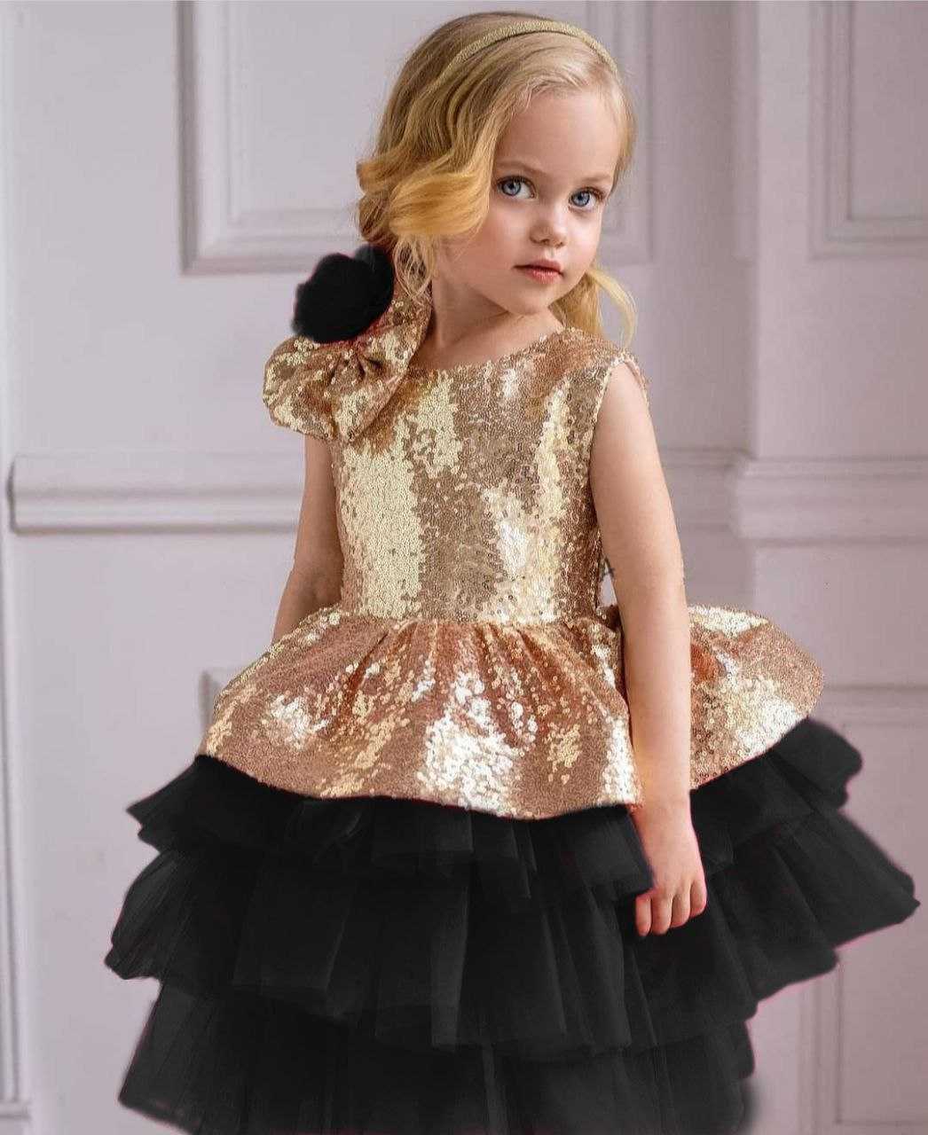 Ynf Soft Net RIN157 PC KID 8011 Kids Wear Wholesale Kids Frocks Girls Frock Kids Designer Frock Manufacturer- Kids Exports