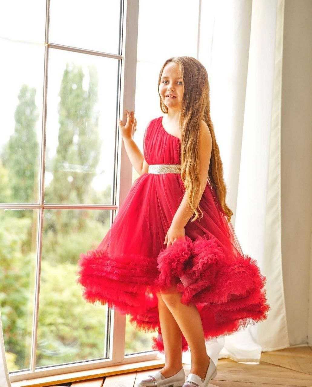 Ynf Soft Net RIN157 PC KID 8016 Kids Wear Wholesale Kids Frocks Girls Frock Kids Designer Frock Manufacturer- Kids Exports