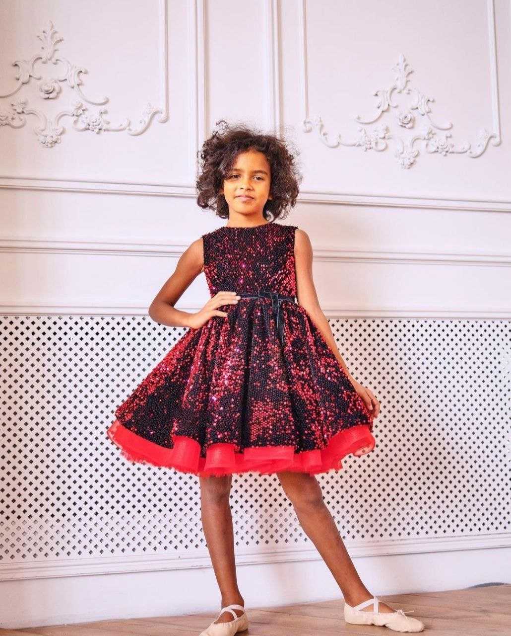 Ynf Velvet RIN157 PC KID 8014 Kids Wear Wholesale Kids Frocks Girls Frock Kids Designer Frock Manufacturer- Kids Exports