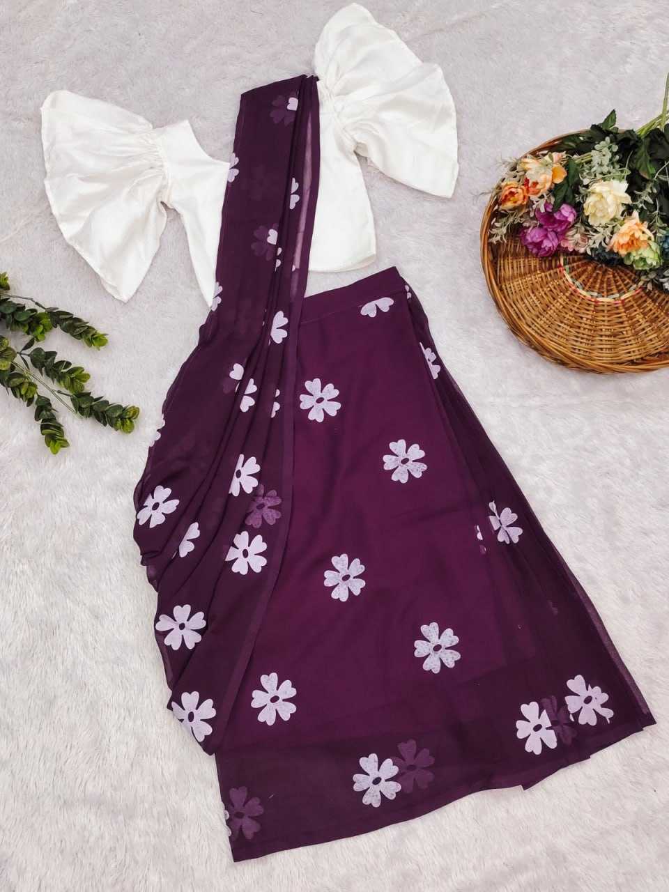 Ynf Chinon Silk KESH505 012 Kids Wear Wholesale Kids Saree Dress Kids Festive Wear Kids Wedding Outfits Manufacturer- Kids Exports