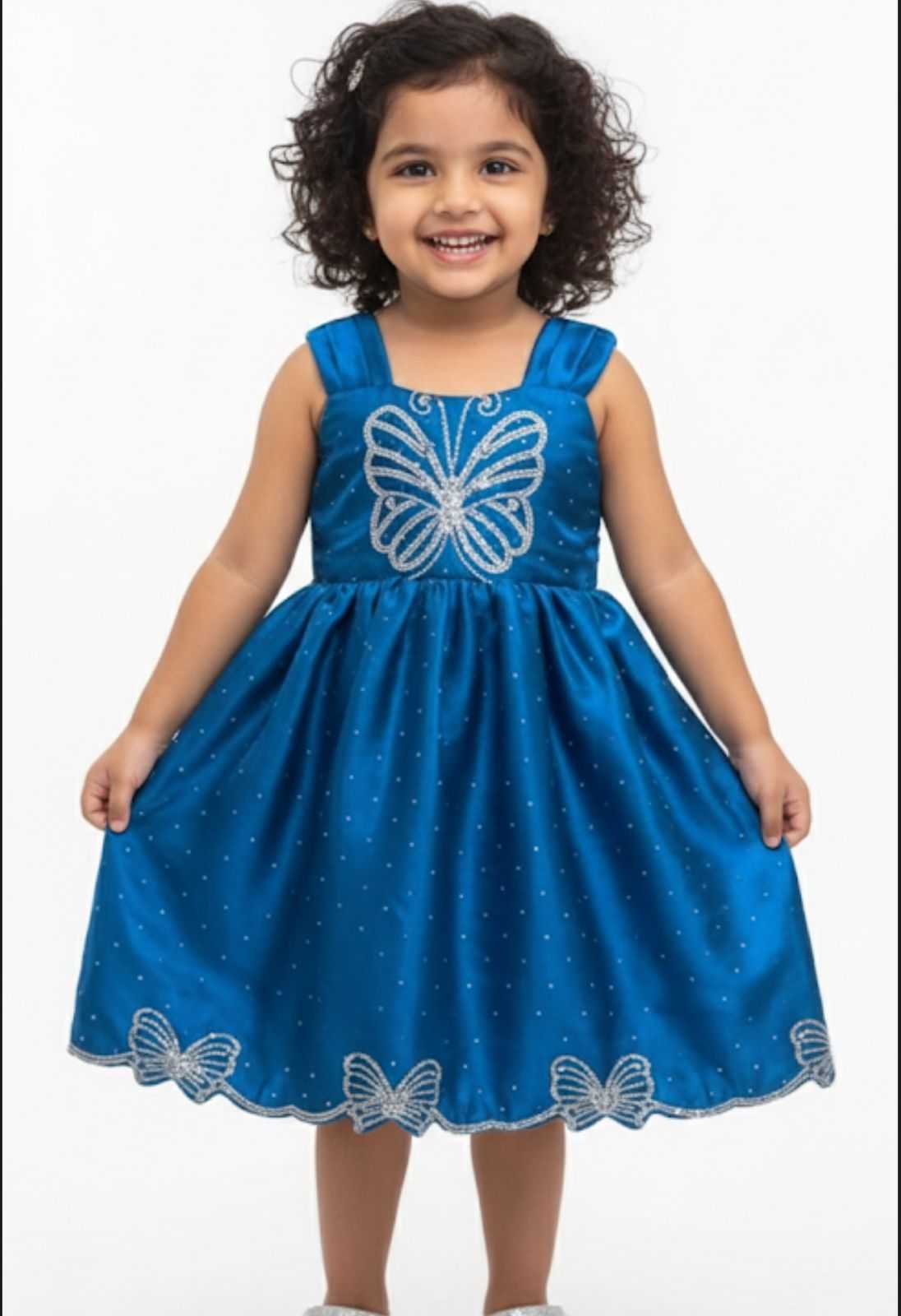 Ynf Fancy RIN235 Madhavi Kids Wear Wholesale Kids Gown Ethnic Dresses For Kids Kids Ethnic Gowns Manufacturer- Kids Exports