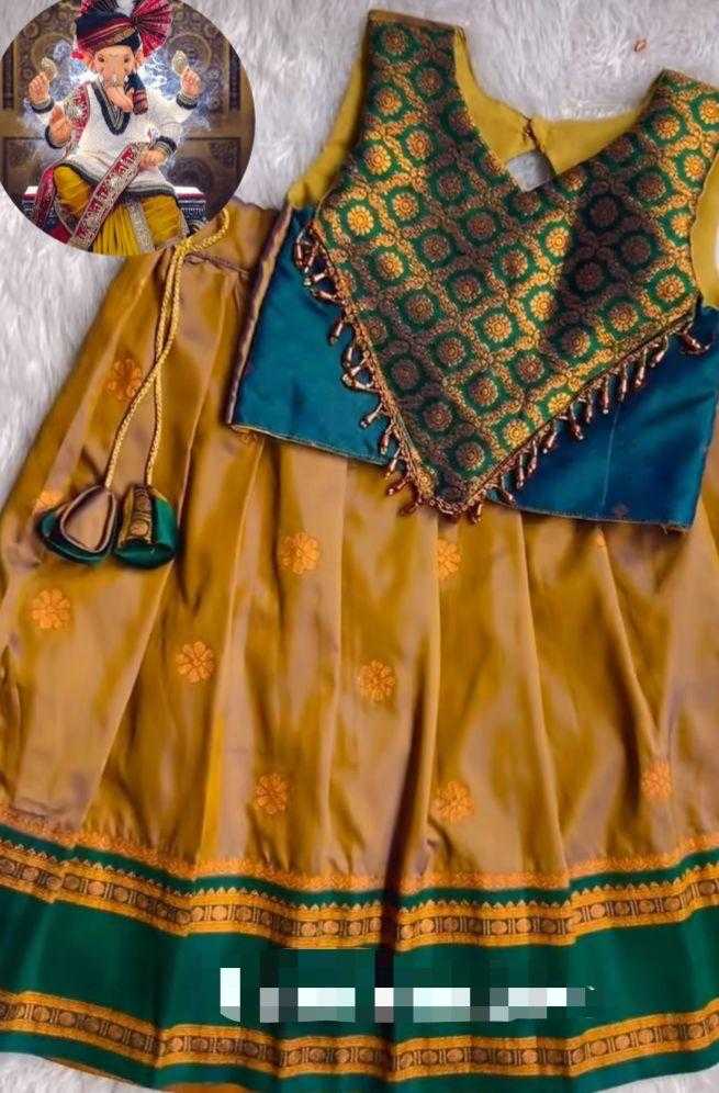 Ynf Soft Silk KESH503 8138 Kids Wear Wholesale Kids Traditional Outfits Kids Lehenga Choli Kids Navratri Outfits Manufacturer- Kids Exports