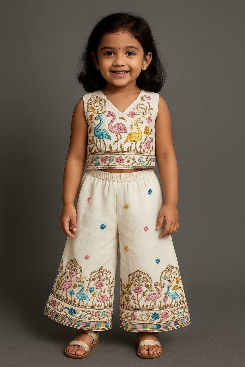 Ynf Soft Cotton KESH709 24 Kids Wear Wholesale Kids Co-ord Set Indian Wear For Kids Girls Ethnic Wear Manufacturer- Kids Exports