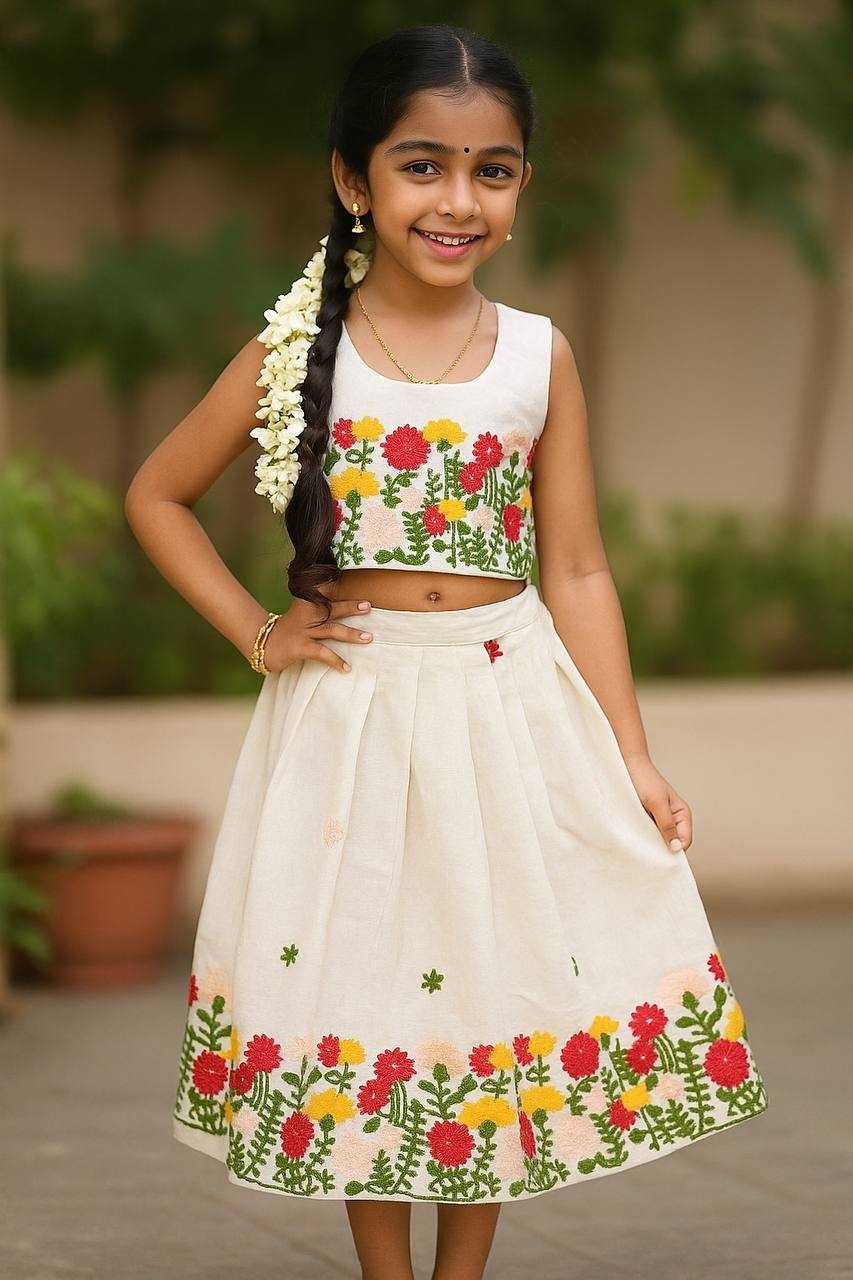 Ynf Soft Cotton KESH709 25 Kids Wear Wholesale Kids Lehenga Kids Co-ord Set Kids Lehenga Choli Manufacturer- Kids Exports