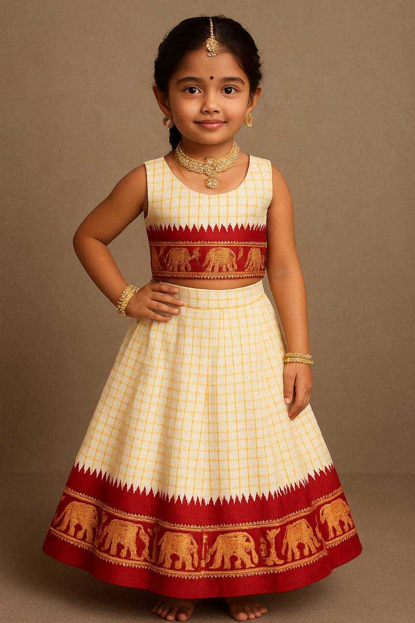 Ynf Soft Silk KESH709 17 Kids Wear Wholesale Kids Co-ord Set Kids Lehenga Choli Girls Ethnic Wear Manufacturer- Kids Exports