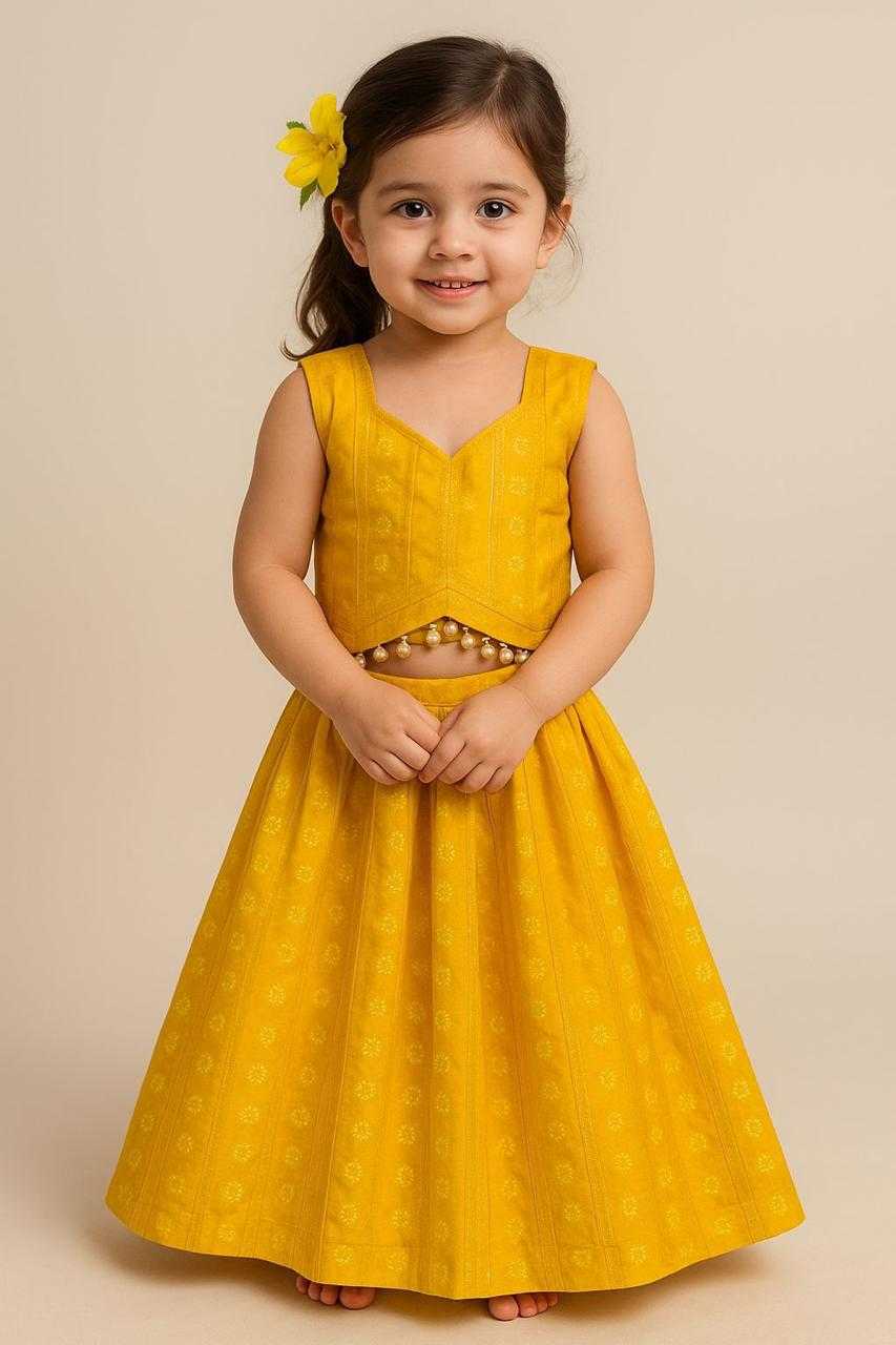 Ynf Heavy Silk KESH503 8173 Kids Wear Festive Collections Wholesale Kids Lehenga Kids Lehenga Choli Kids Festive Wear Manufacturer- Kids Exports