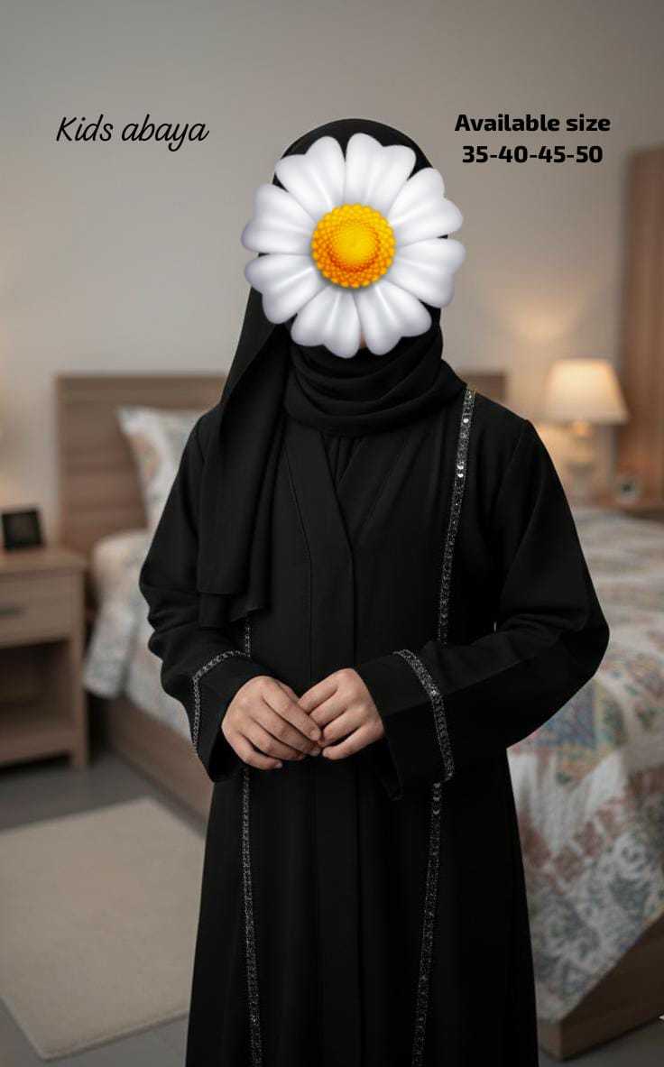 Ynf Imported KESH557 FAIRY Kids Wear Islamic Clothing Wholesale Abaya Burkha Manufacturer- Kids Exports
