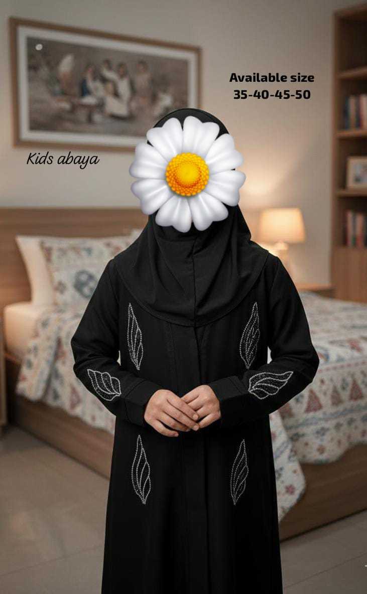 Ynf Imported KESH557 GIMMY Kids Wear Islamic Clothing Wholesale Abaya Burkha Manufacturer- Kids Exports
