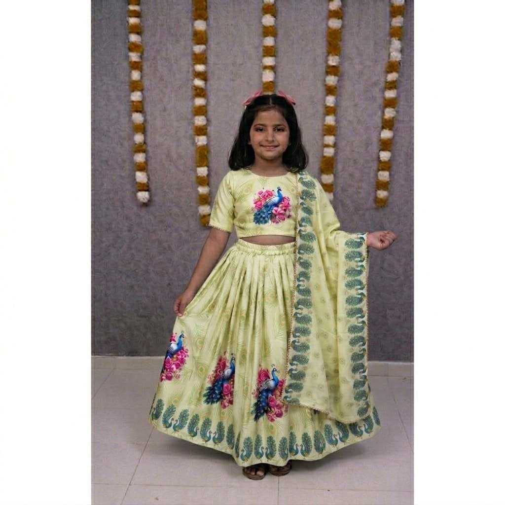 Ynf Cotton KESH461 167 Kids Wear Wholesale Kids Lehenga Kids Festive Wear Kids Party Wear Ethnic Manufacturer- Kids Exports