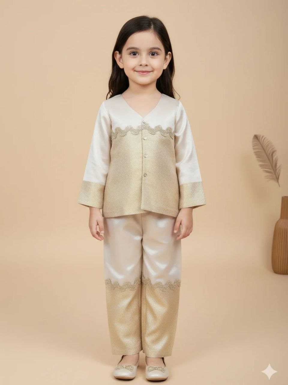Ynf Soft Cotton KESH107 SOUTH Kids Wear Wholesale Kids Top & Pant Kids Co-ord Set Kids Party Wear Ethnic Manufacturer- Kids Exports