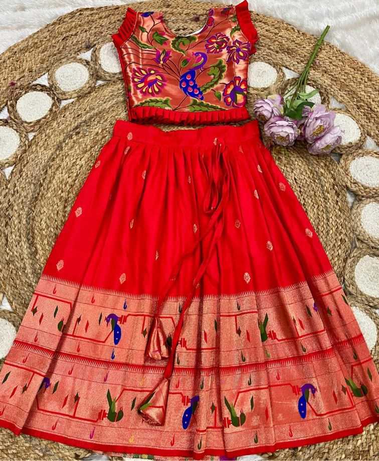 Ynf Soft Silk KESH685 Ibaara Kids Wear Wholesale Kids Gown Kids Ethnic Gowns Manufacturer- Kids Exports
