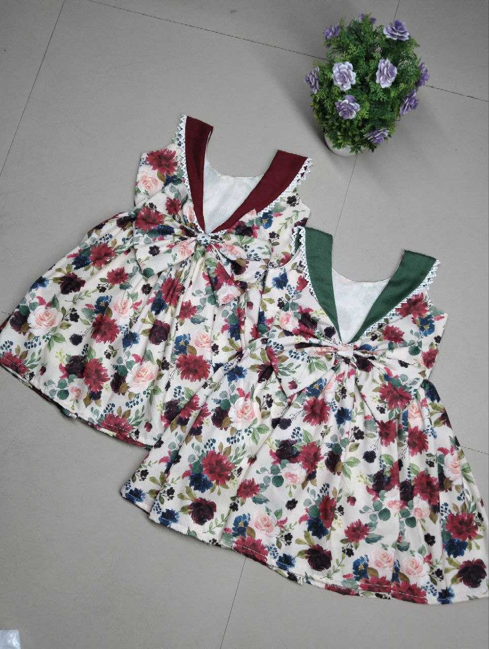 YNF RAYON BAB 10 KIDS WEAR WHOLESALE KIDS FROCKS EMANUFACTURER