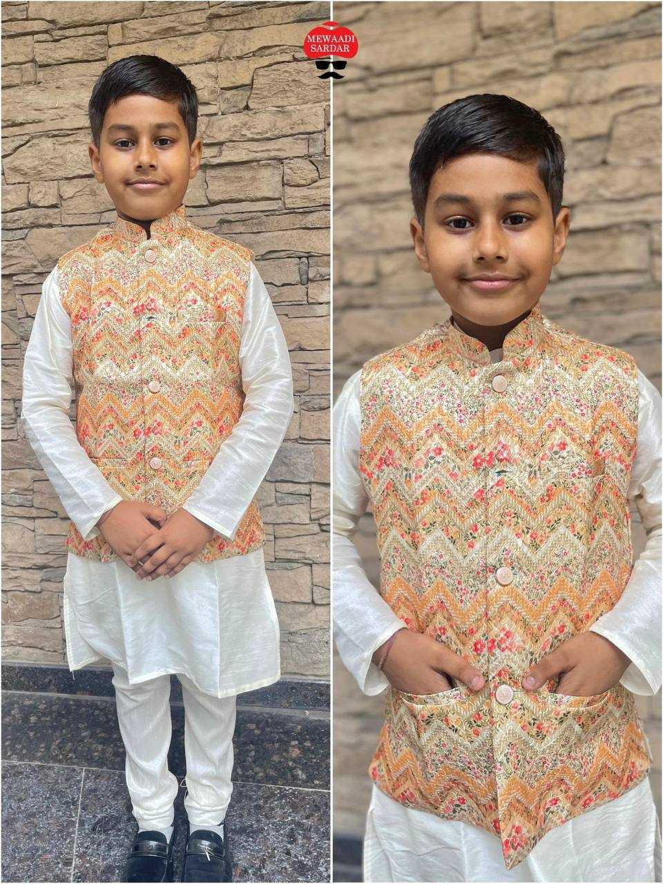 YNF SOFT SILK INL 257 KIDS WEAR WHOLESALE BOYS KURTA PYJAMA EMANUFACTURER