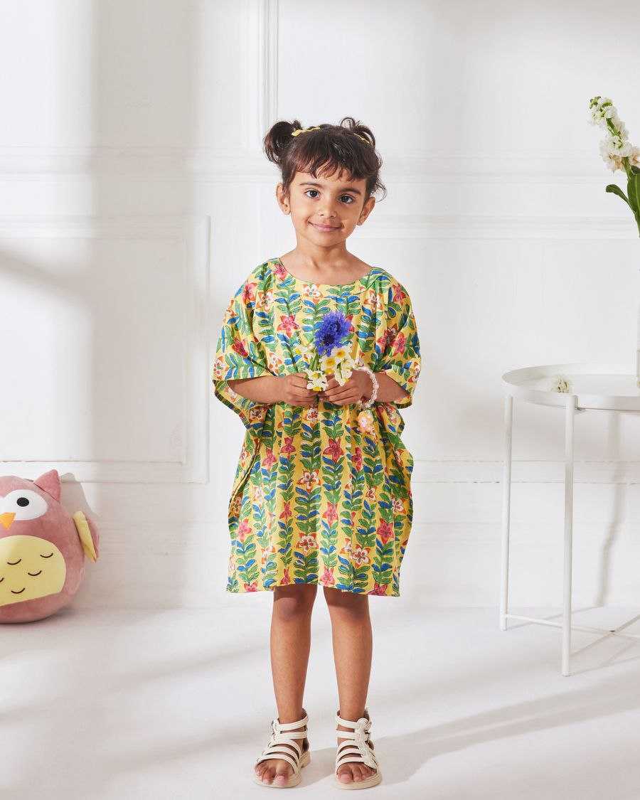 YNF RAYON BAB 35 KIDS WEAR WHOLESALE KIDS FROCKS MANUFACTURER