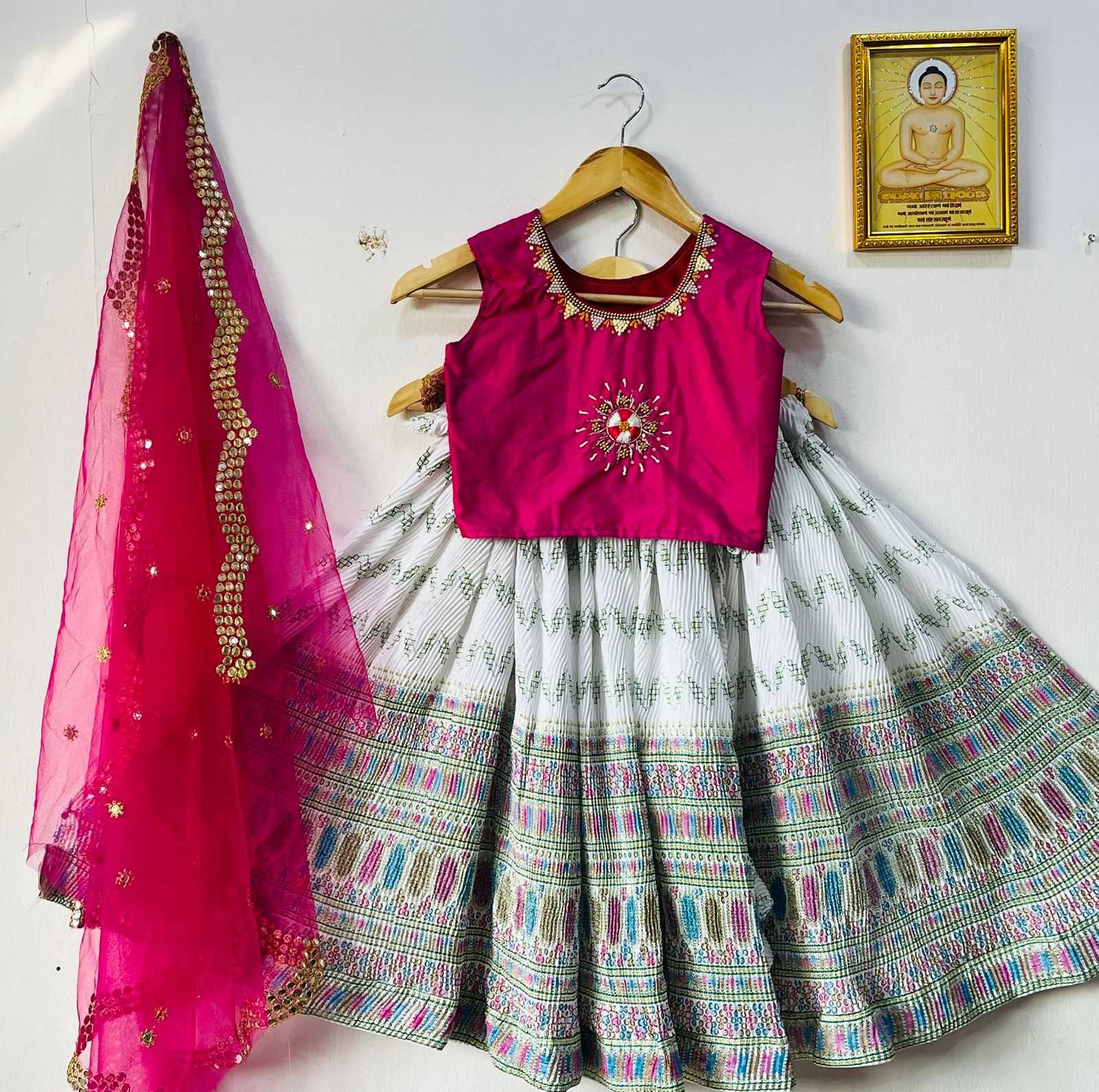 YNF CHINON RIN115 REF46 KIDS WEAR WHOLESALE KIDS LEHENGAS MANUFACTURER