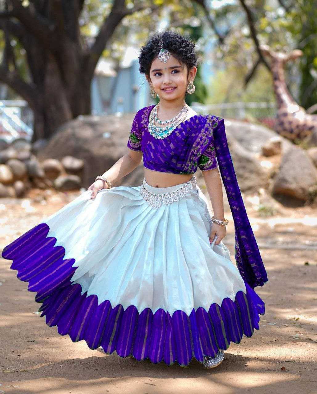 YNF CHINON SILK KESH168 MNT24 KIDS WEAE WHOLESALE KIDS LEHENGA KIDS ETHNIC WEAR KIDS TRADITIONAL OUTFITS KIDS FESTIVE WEAR MANUFACTURER