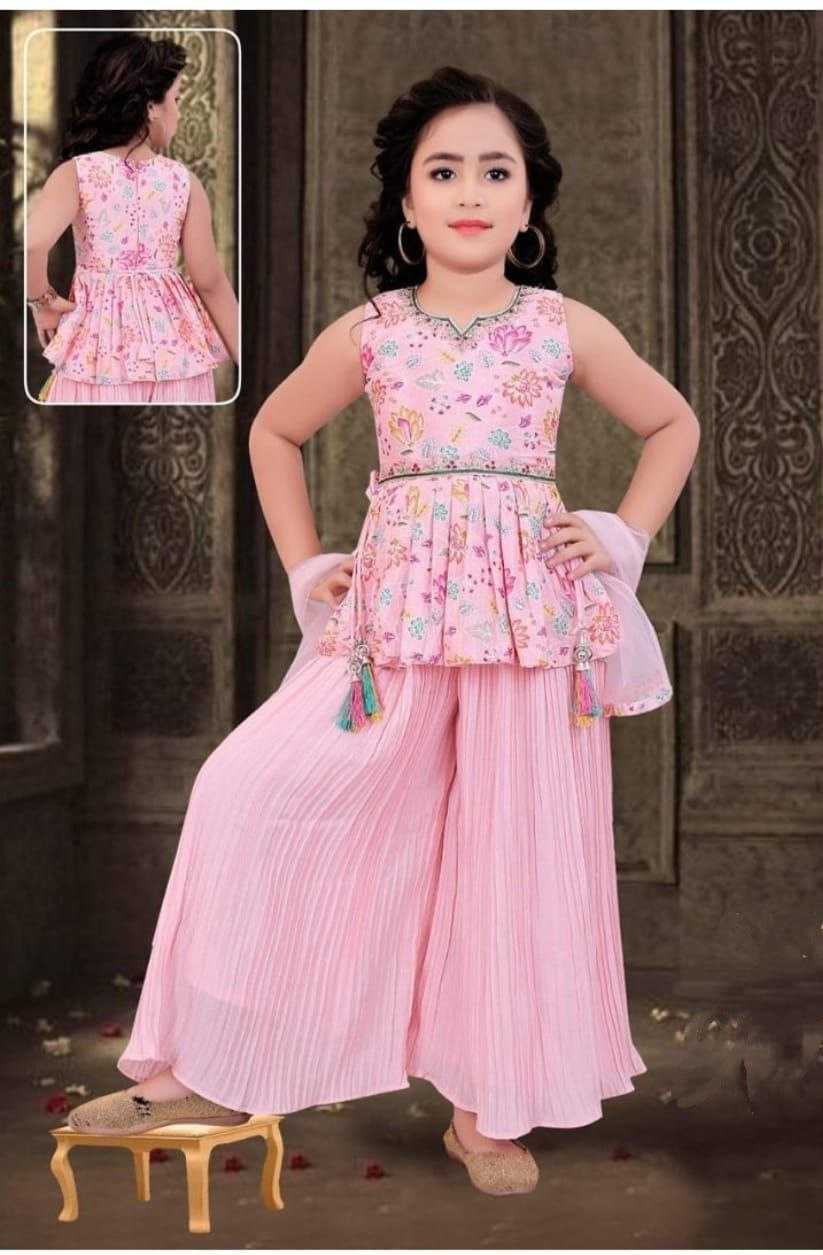 YNF FAUX GEORGETTE KESH168 MNT29 KIDS WEAR WHOLESALE KIDS SHARARA KIDS TRADITIONAL OUTFITS KIDS FESTIVE WEAR KIDS WEDDING OUTFITS KIDS DIWALI CLOTHES MANUFACTURER