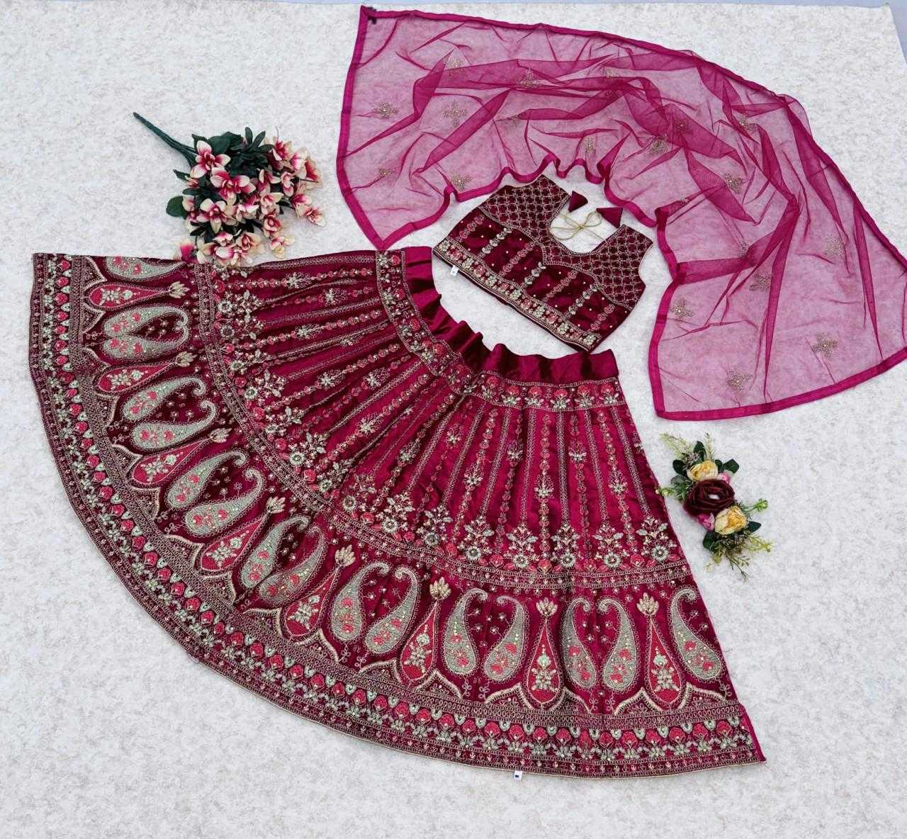 YNF SOFT DOLA RIN192 8048 KIDS WEAR WHOLESALE KIDS LEHENGA OUTFITS KIDS LEHENGA CHOLI KIDS FESTIVE WEAR KIDS WEDDING OUTFITS MANUFACTURER- Kids Exports