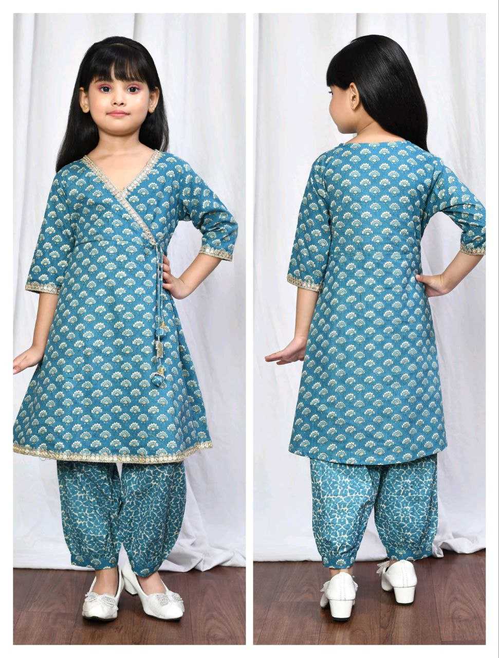 Ynf Cotton KESH461 74 Kids Wear Wholesale Kids Dhoti Kurta Kids Designer Frock Kids Party Wear Ethnic Manufacturer- Kids Exports