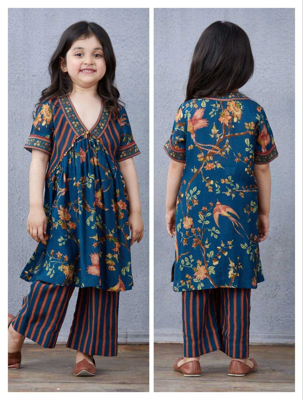 Ynf Cotton KESH461 74 Kids Wear Wholesale Kids Dhoti Kurta Kids Designer Frock Kids Party Wear Ethnic Manufacturer- Kids Exports