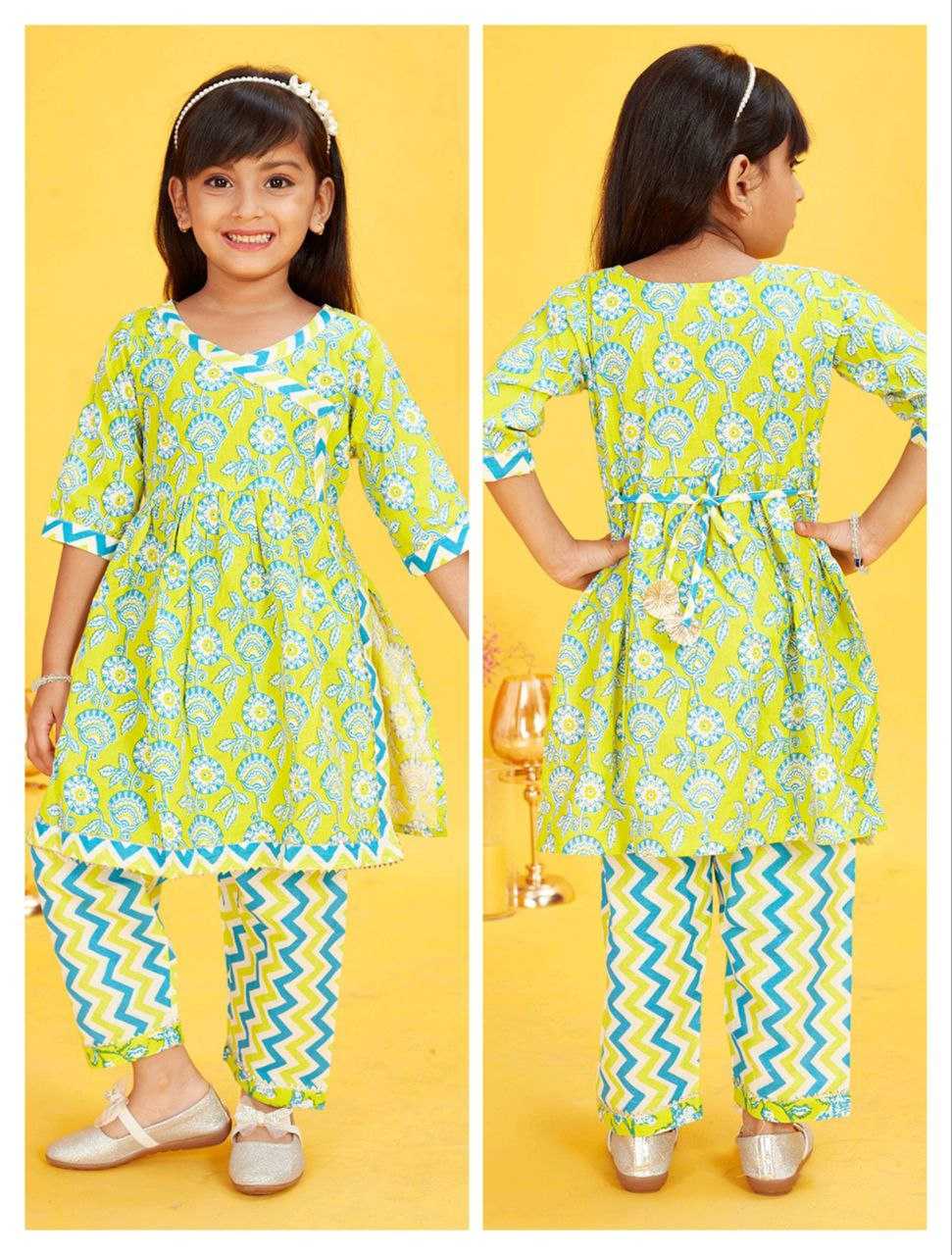 Ynf Cotton KESH461 74 Kids Wear Wholesale Kids Dhoti Kurta Kids Designer Frock Kids Party Wear Ethnic Manufacturer- Kids Exports