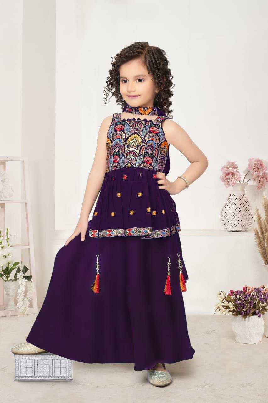 Ynf Crepe KESH461 76 Kids Wear Wholesale Kids Lehenga Kids Festive Wear Kids Wedding Outfits Manufacturer- Kids Exports