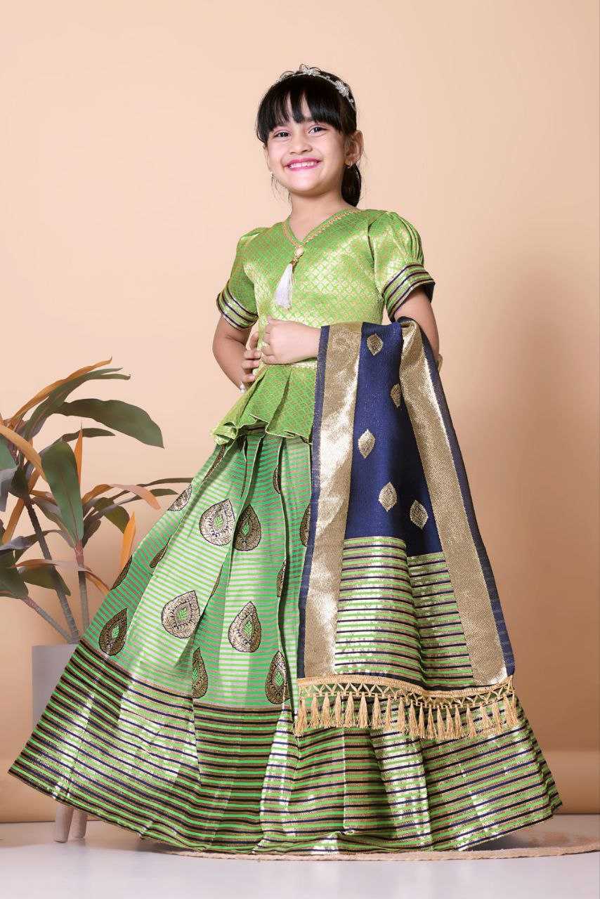 Ynf Jacquard KESH461 88 Kids Wear Wholesale Kids Lehenga Kids Ghagra Choli Kids Festive Wear Manufacturer- Kids Exports