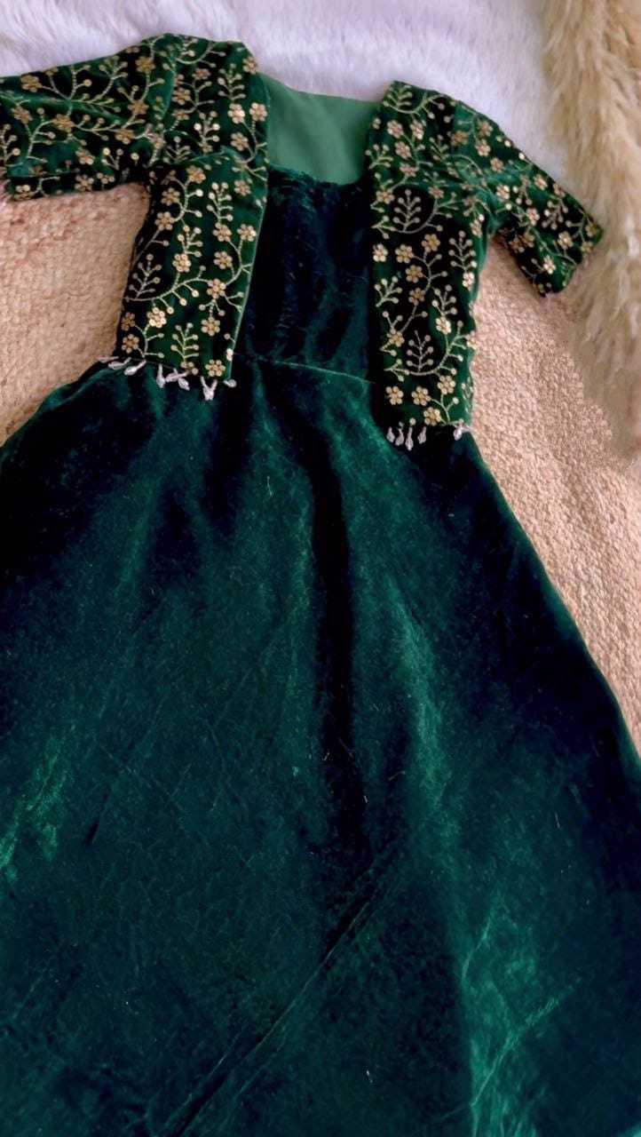 Ynf Velvet RIN157 PC KID-8145 Kids Wear Wedding Collections Festive Collections Wholesale Kids Lehenga Kids Ethnic Wear Kids Festive Wear Manufacturer- Kids Exports