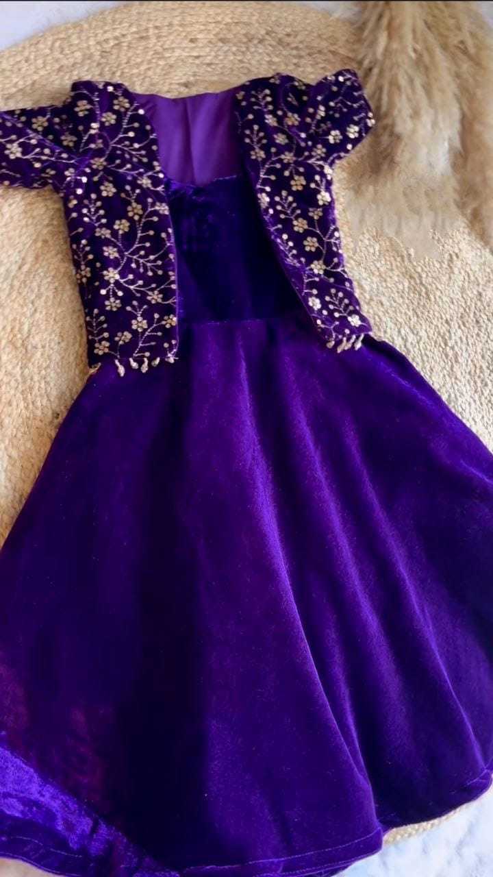 Ynf Velvet RIN157 PC KID-8145 Kids Wear Wedding Collections Festive Collections Wholesale Kids Lehenga Kids Ethnic Wear Kids Festive Wear Manufacturer- Kids Exports