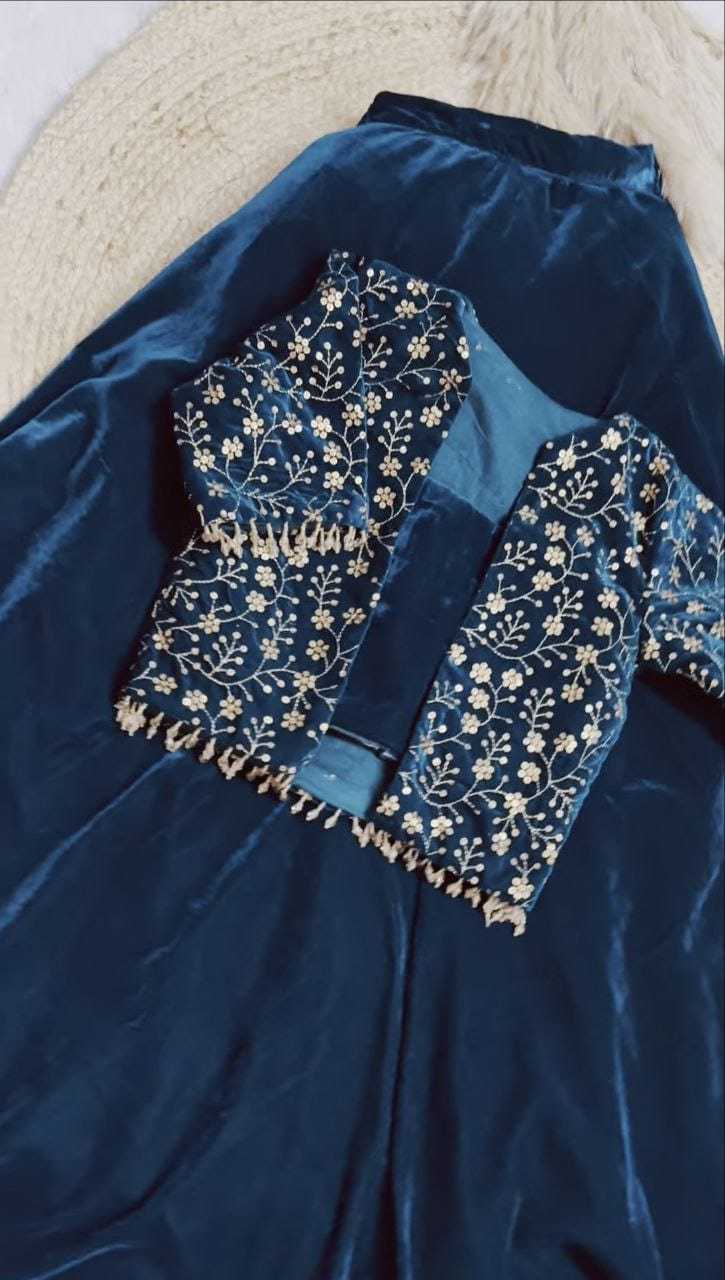Ynf Velvet RIN157 PC KID-8145 Kids Wear Wedding Collections Festive Collections Wholesale Kids Lehenga Kids Ethnic Wear Kids Festive Wear Manufacturer- Kids Exports