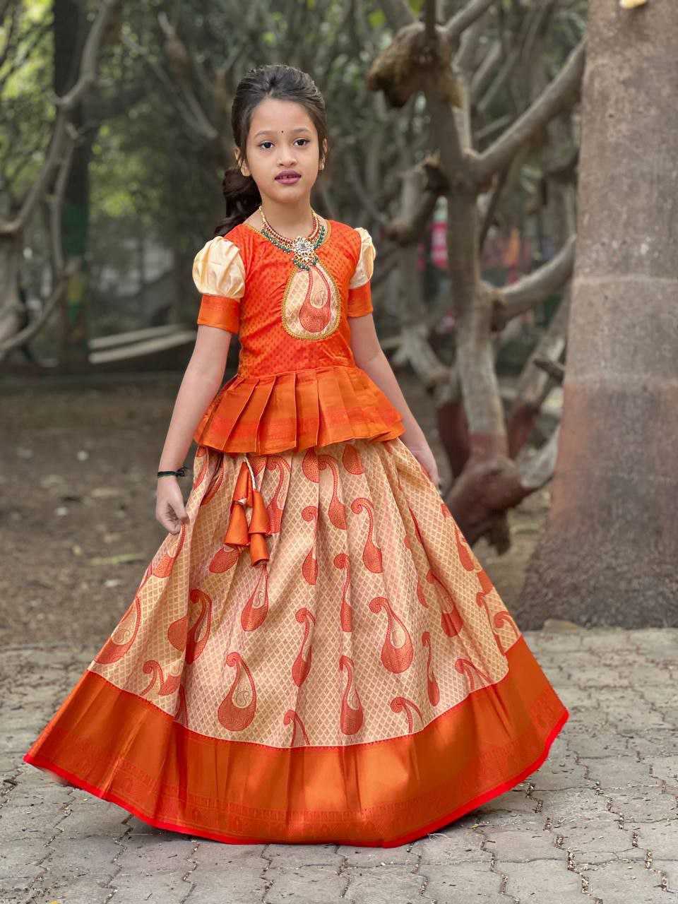 Ynf Cotton KESH461 97 Kids Wear Wholesale Kids Lehenga Kids Ghagra Choli Kids Festive Wear Manufacturer- Kids Exports