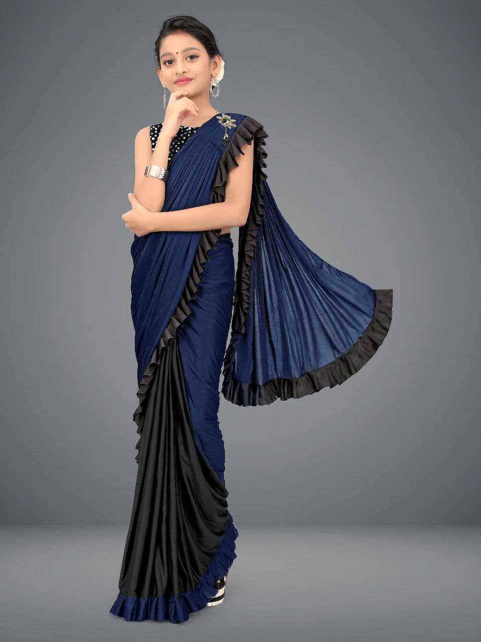 Ynf Delta lycra KESH461 45 Kids Wear Wholesale Kids Saree Dress Manufacturer- Kids Exports