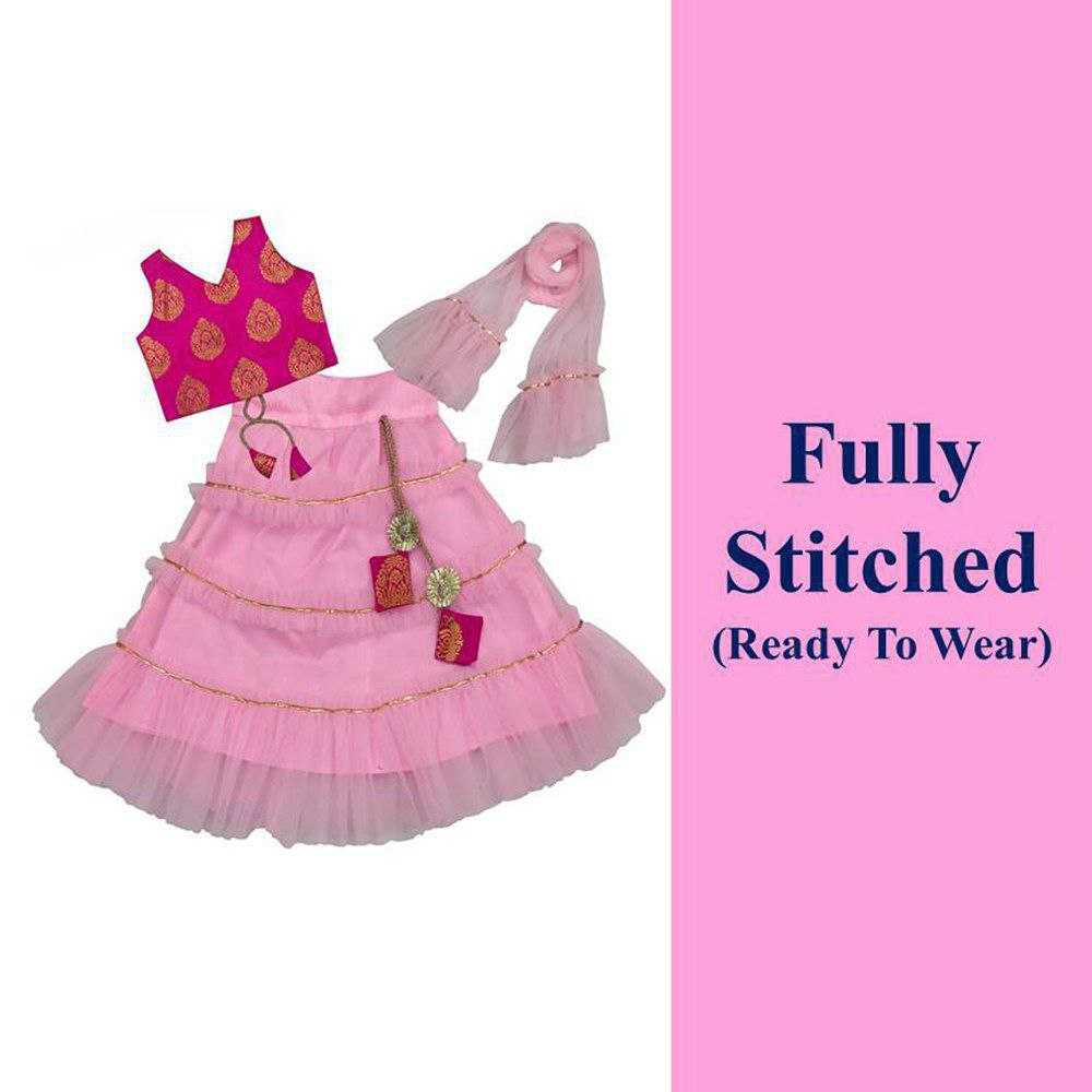 Ynf Net KESH461 35 Kids Wear Wholesale Kids Ghagra Choli Kids Navratri Outfits Manufacturer- Kids Exports