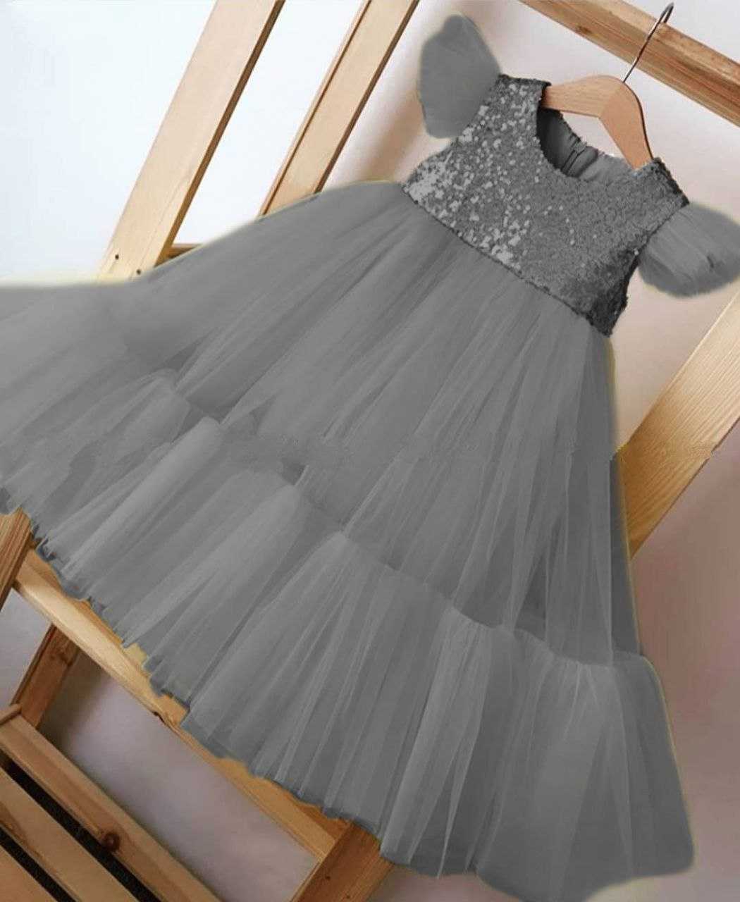 Ynf Soft Net RIN157 PC KID 8013 Kids Wear Wholesale Kids Frocks Girls Frock Kids Designer Frock Manufacturer- Kids Exports