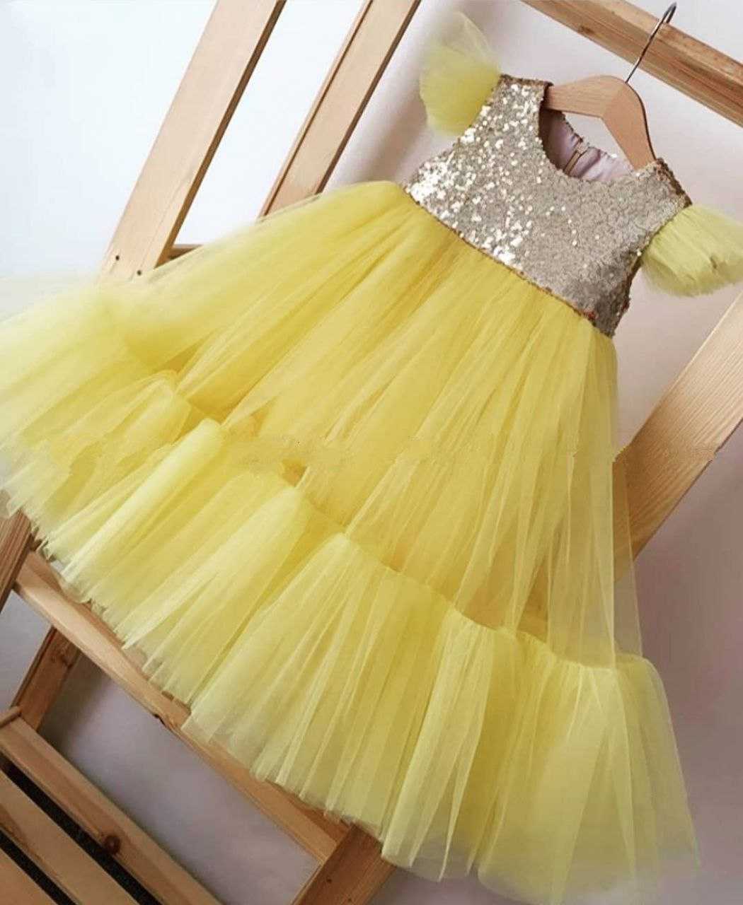 Ynf Soft Net RIN157 PC KID 8013 Kids Wear Wholesale Kids Frocks Girls Frock Kids Designer Frock Manufacturer- Kids Exports