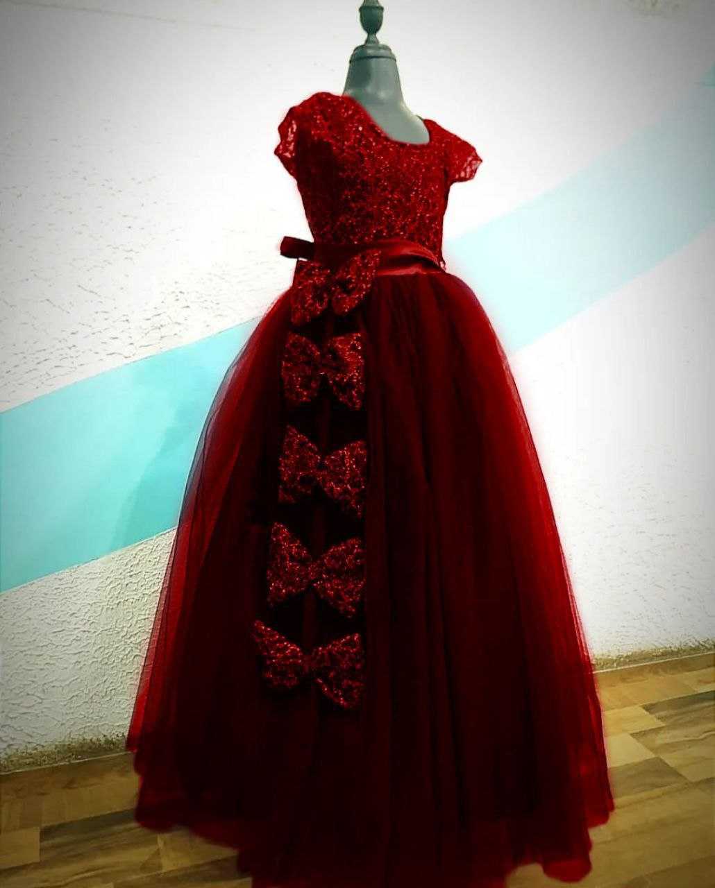 Ynf Soft Net RIN157 PC KID 8018 Kids Wear Wholesale Kids Frocks Girls Frock Kids Designer Frock Manufacturer- Kids Exports