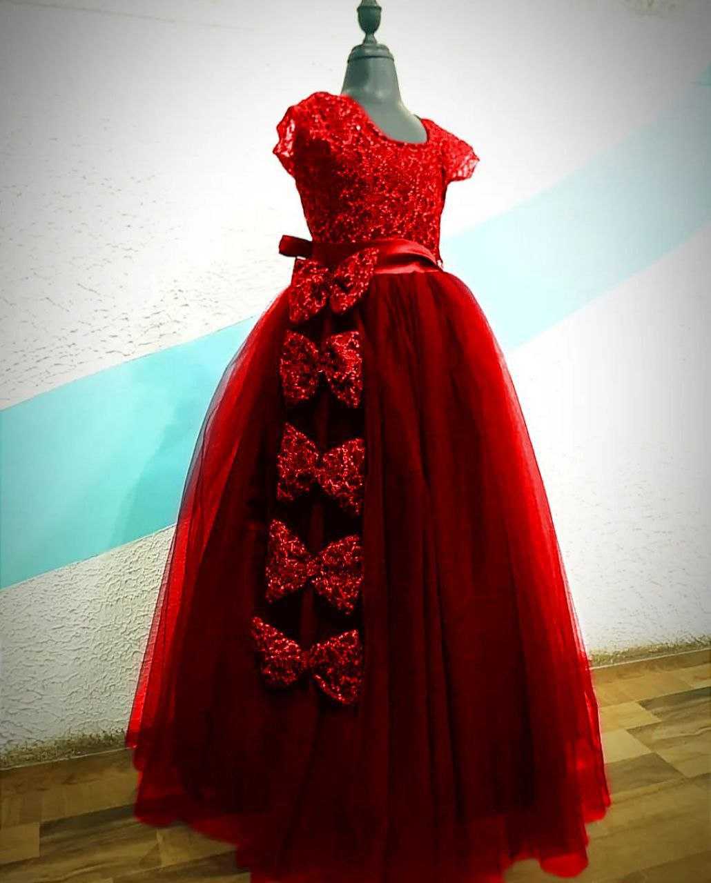 Ynf Soft Net RIN157 PC KID 8018 Kids Wear Wholesale Kids Frocks Girls Frock Kids Designer Frock Manufacturer- Kids Exports