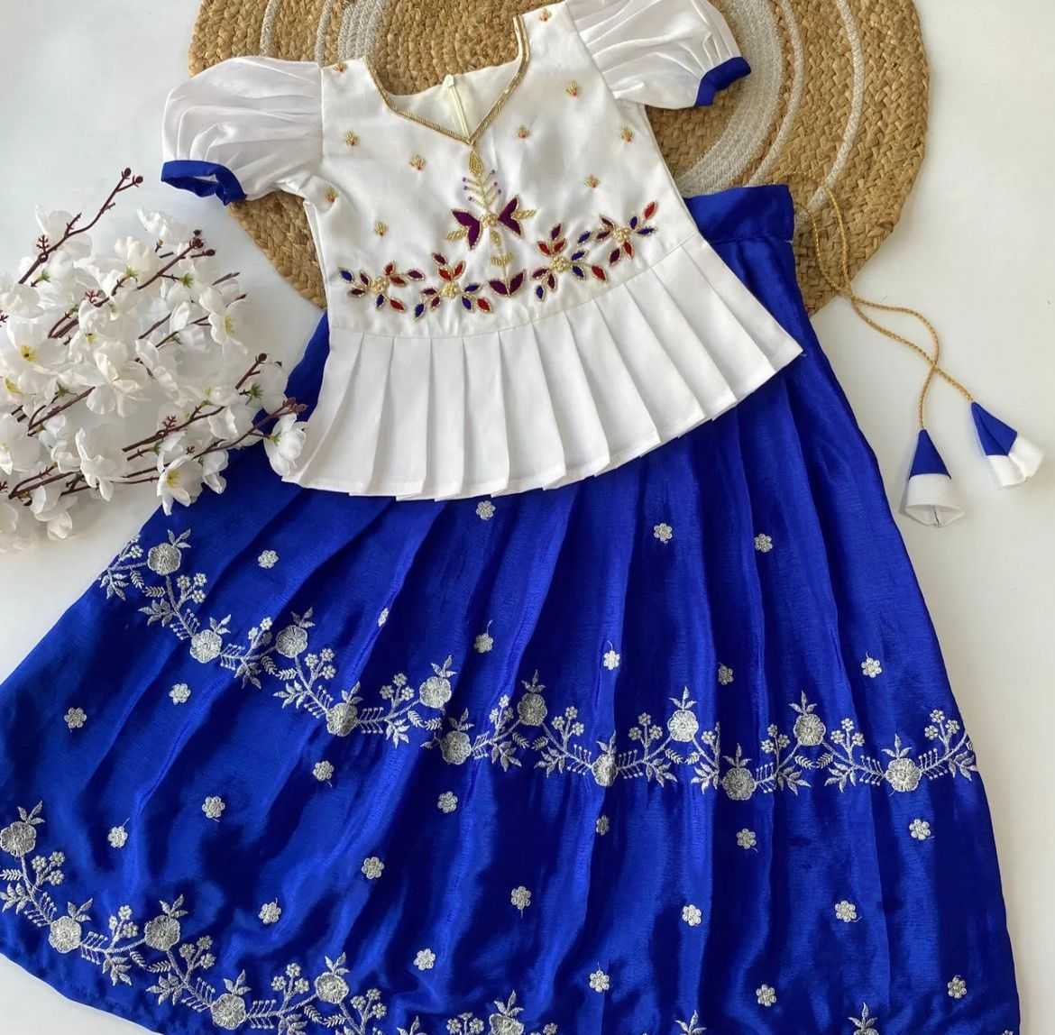 Ynf Chinon RIN235 NIYOGI Kids Wear Wholesale Kids Lehenga Kids Traditional Outfits Kids Navratri Outfits Manufacturer- Kids Exports