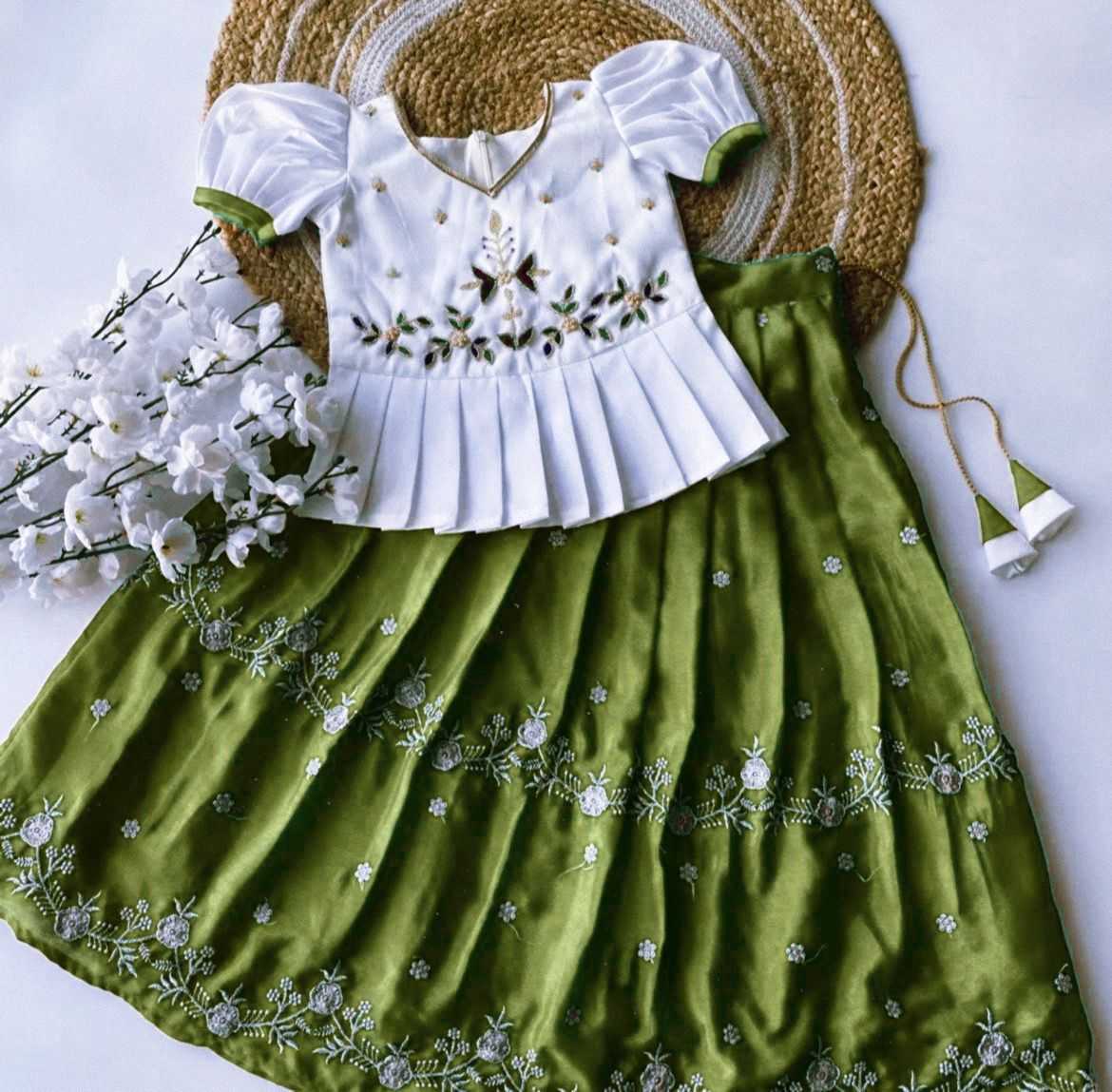 Ynf Chinon RIN235 NIYOGI Kids Wear Wholesale Kids Lehenga Kids Traditional Outfits Kids Navratri Outfits Manufacturer- Kids Exports