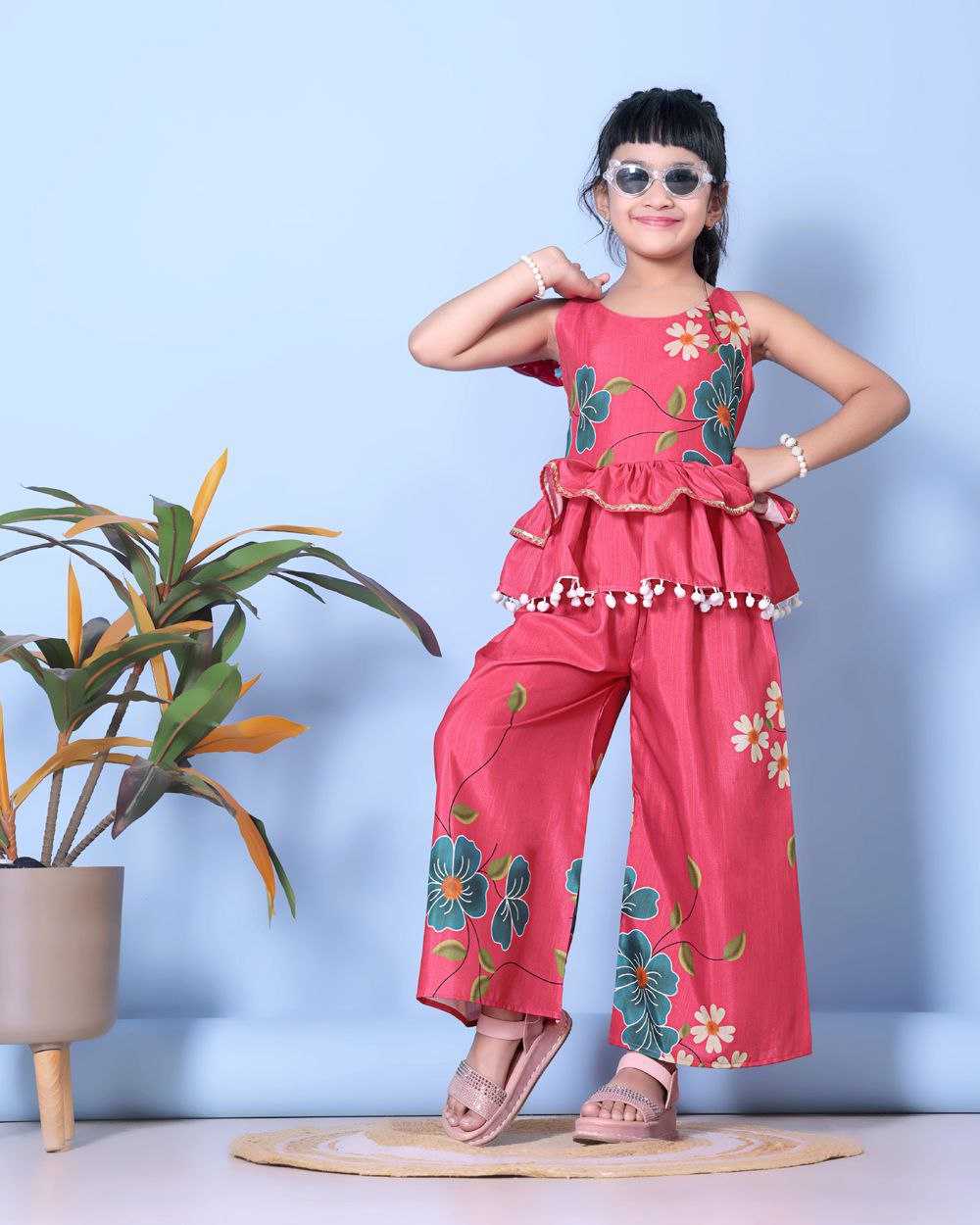 Ynf Cotton KESH461 190 Kids Wear Wholesale Kids Kurta Pajama Girls Ethnic Wear Kids Party Wear Ethnic Manufacturer- Kids Exports