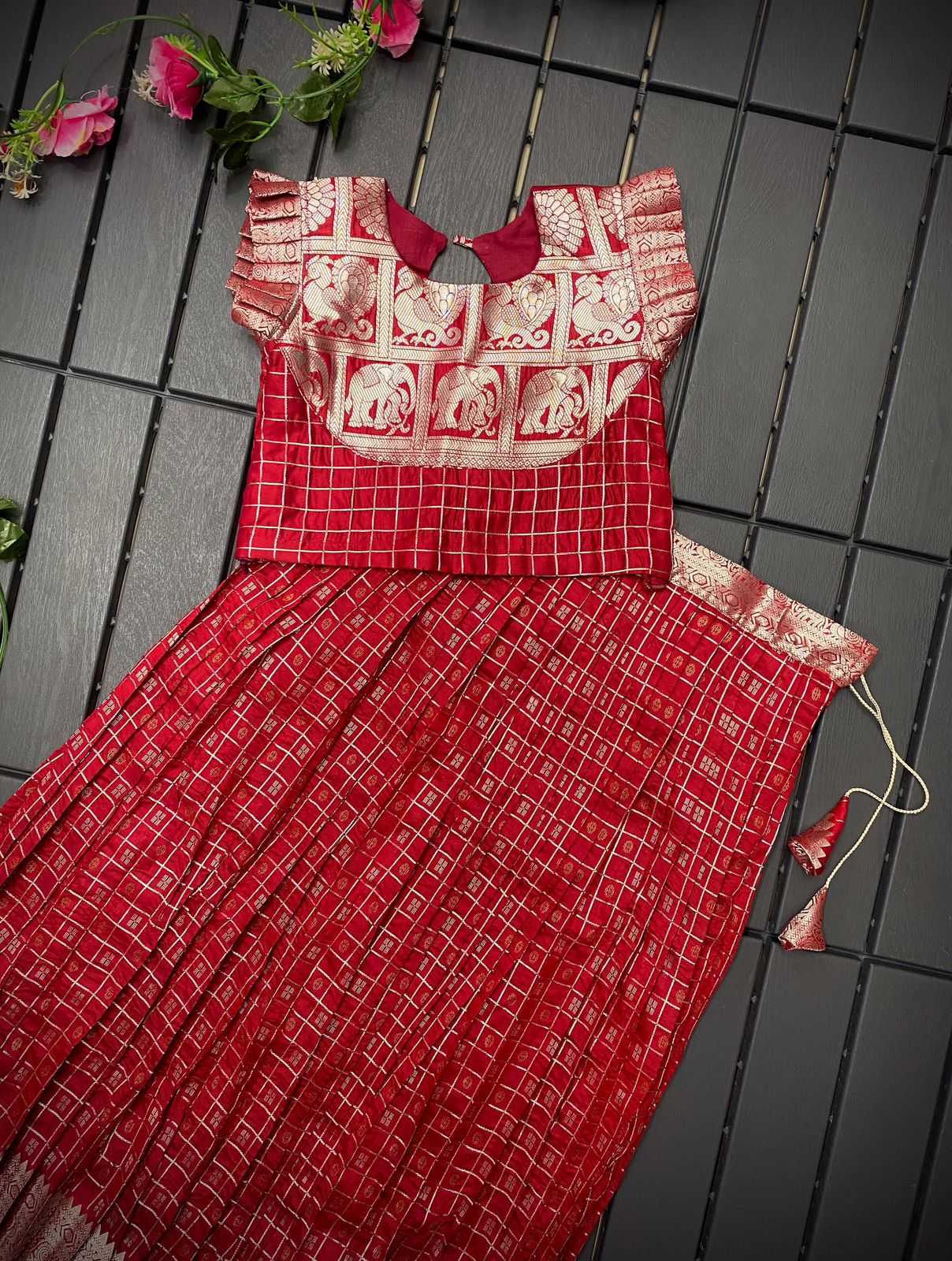 Ynf Soft Silk RIN235 KALYAN Kids Wear Festive Collections Wholesale Kids Lehenga Kids Festive Wear Baby Girl Lehenga Manufacturer- Kids Exports