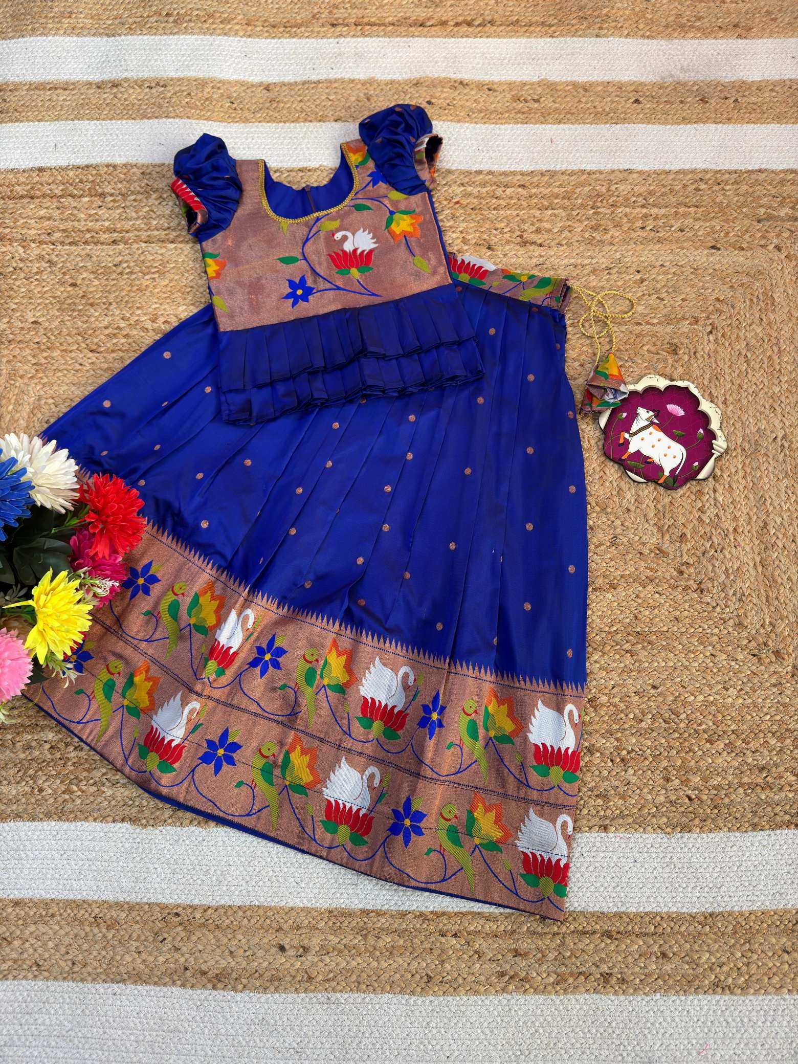Ynf Fancy KESH503 8150 Kids Wear Wholesale Kids Traditional Outfits Kids Lehenga Choli Kids Navratri Outfits Manufacturer- Kids Exports